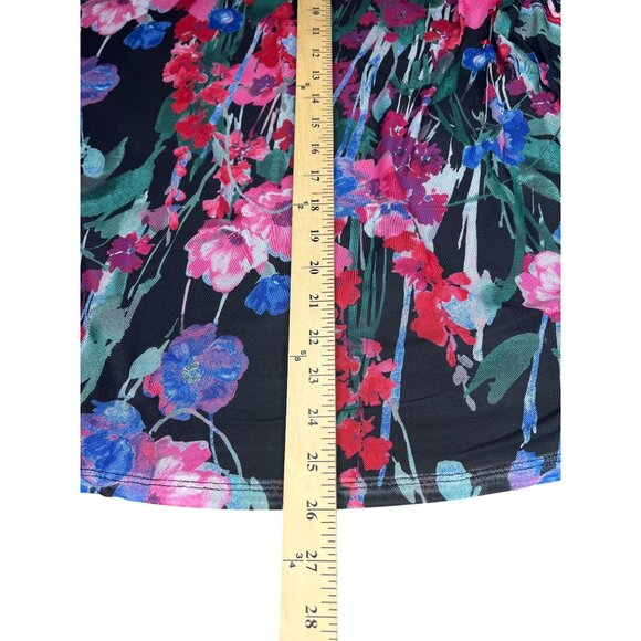 Cupio Blush Womens Floral Print Long Sleeve Top 2X - Picture 4 of 10